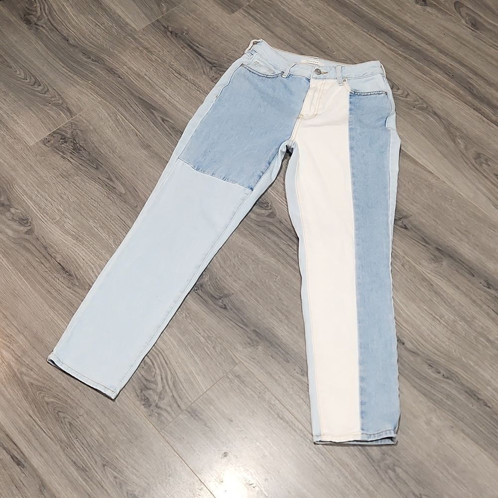 GUC PacSun Eco Hopper Patch Mom Jeans